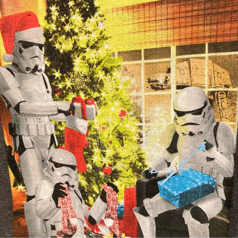 Star Wars Christmas Tee L